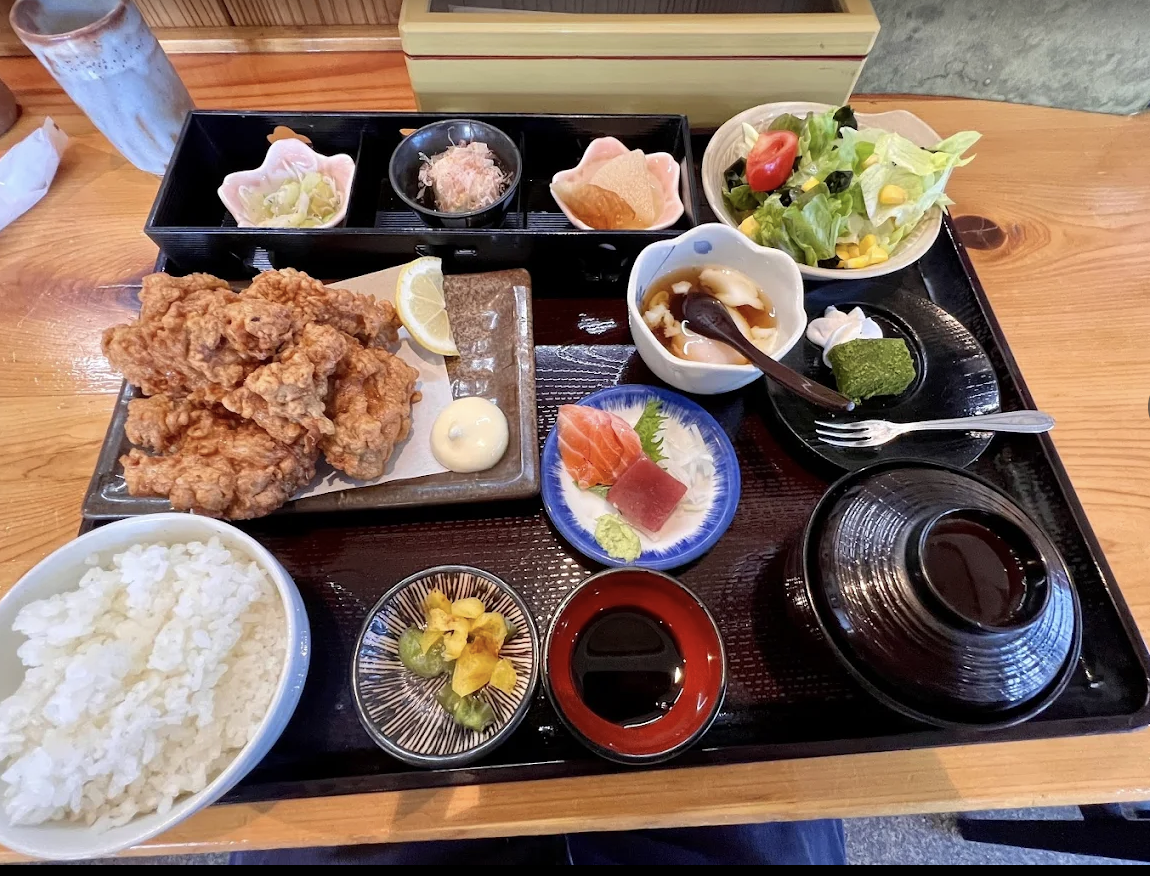 から揚げ定食